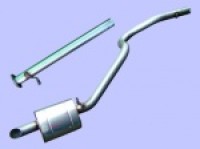 UTILITY LINK & REAR PIPES